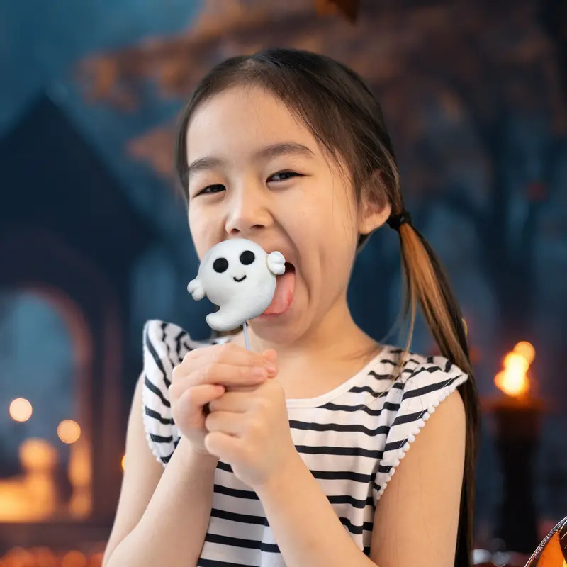 Fantasma, Paleta De Malvavisco, Halloween 1