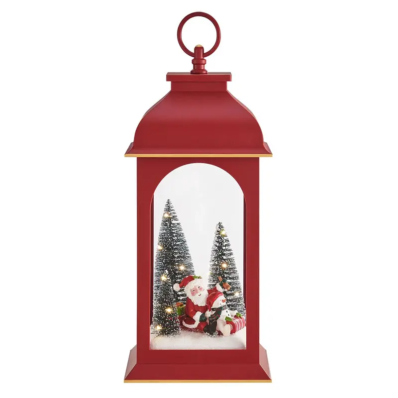 Faro Decorativo Navideño, Color Rojo, Danya B 2