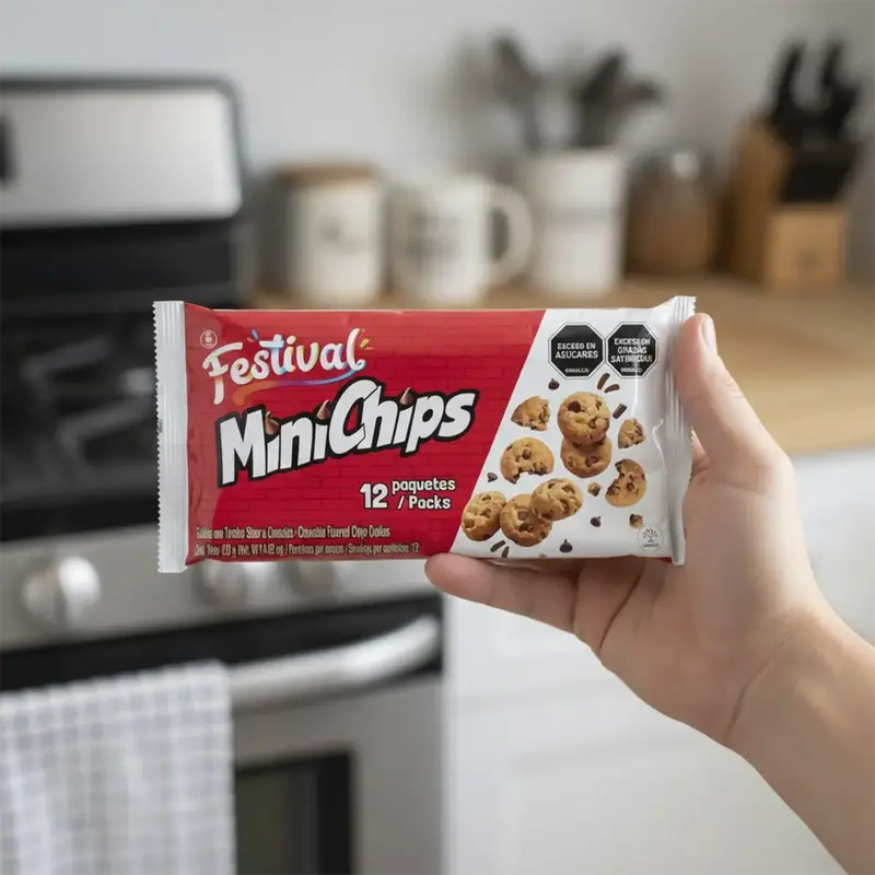 Festival Minichips, Galletas Con Chispas De Chocolate, 420 Gr 1