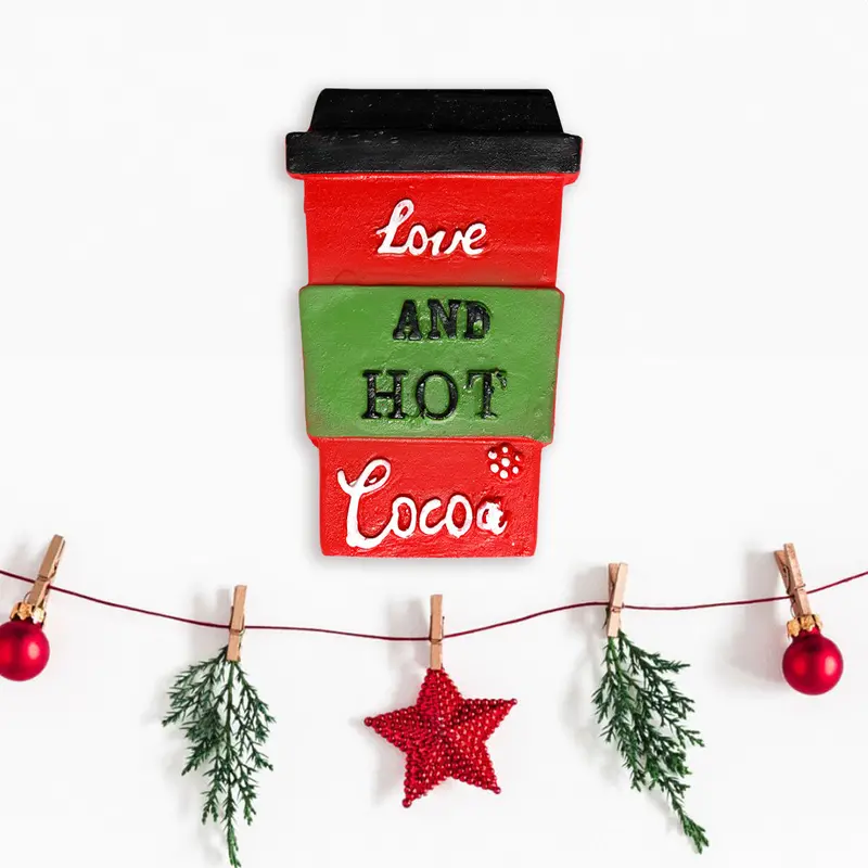 Figura De Vaso, Decoración Navideña Para Colgar, 13 Cm 2
