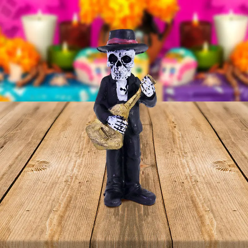 Figura Decorativa Con Diseño De Músico Tocando La Guitarra 1