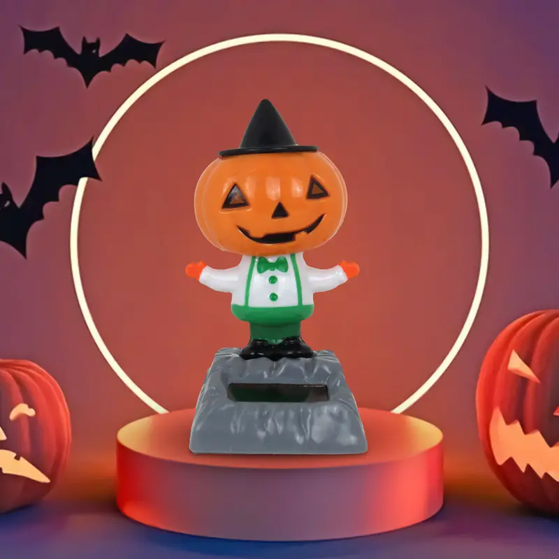 Figura Solar Con Diseño De Calabaza 1