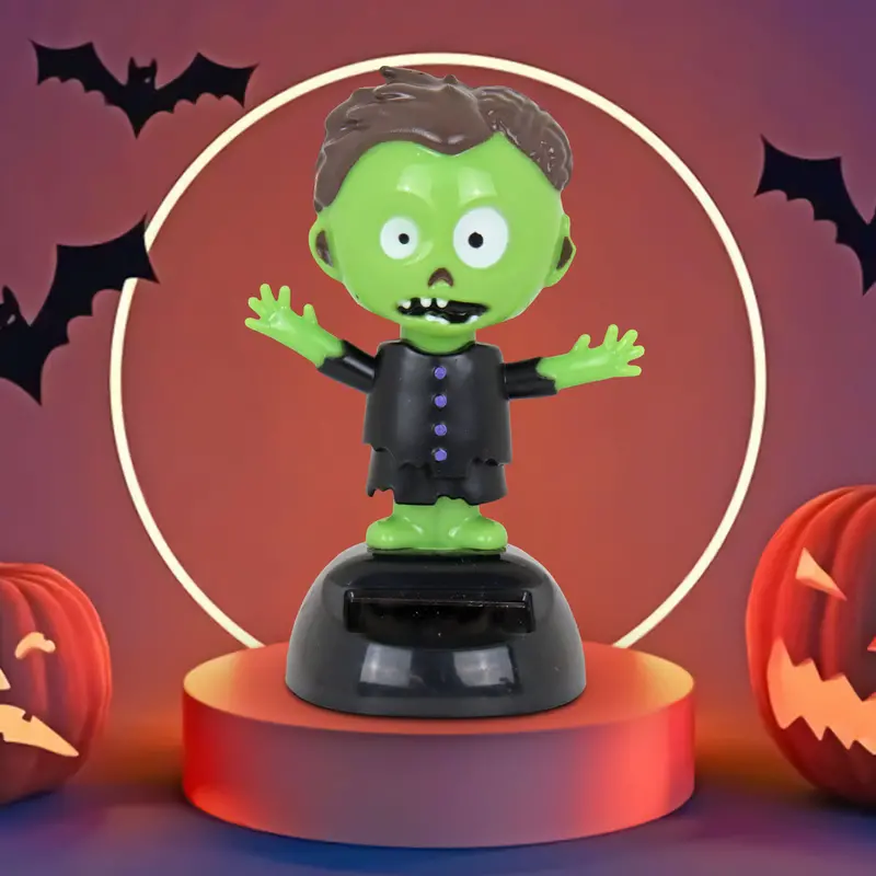 Figura Solar Con Diseño De Frankenstein 1