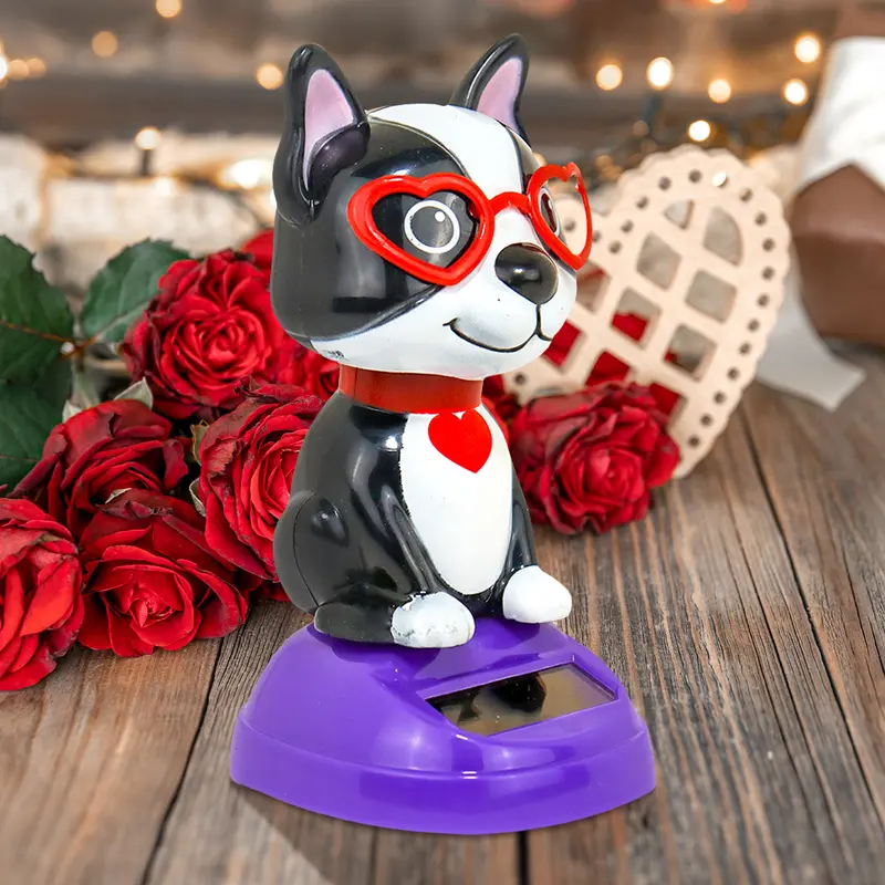 Figura Solar Con Diseño De Osito Con Lentes 2