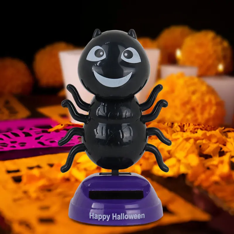 Figura Solar De Araña Con Base 1