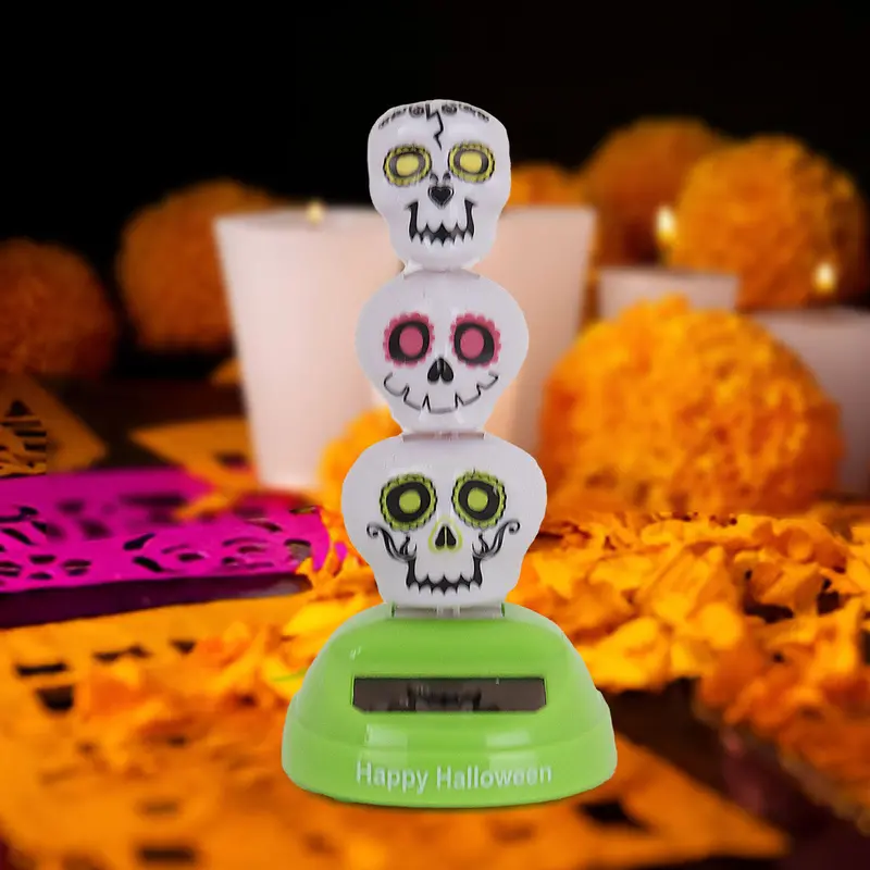 Figura Solar De Calaveras Con Base 1