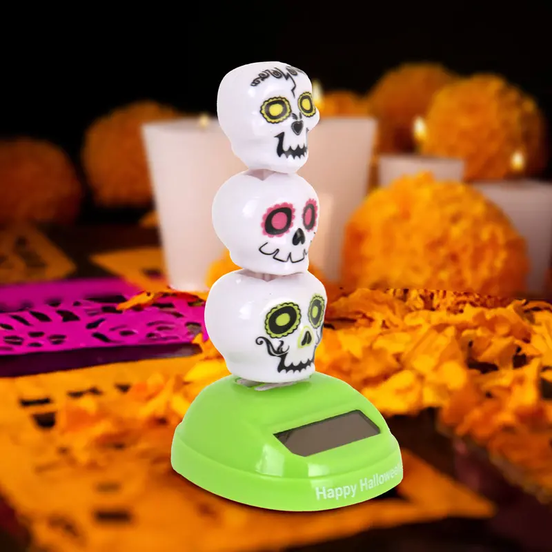 Figura Solar De Calaveras Con Base 2