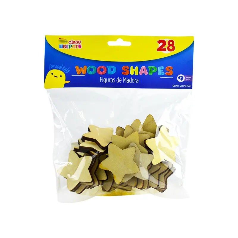 Figuras De Estrella En Madera Eday 28Pzas 1
