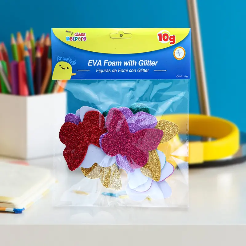 Figuras De Foamy Con Adhesivo En Forma De Mariposa 1