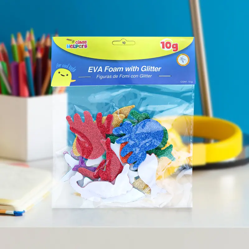 Figuras De Foamy Con Adhesivo En Forma De Peces 1