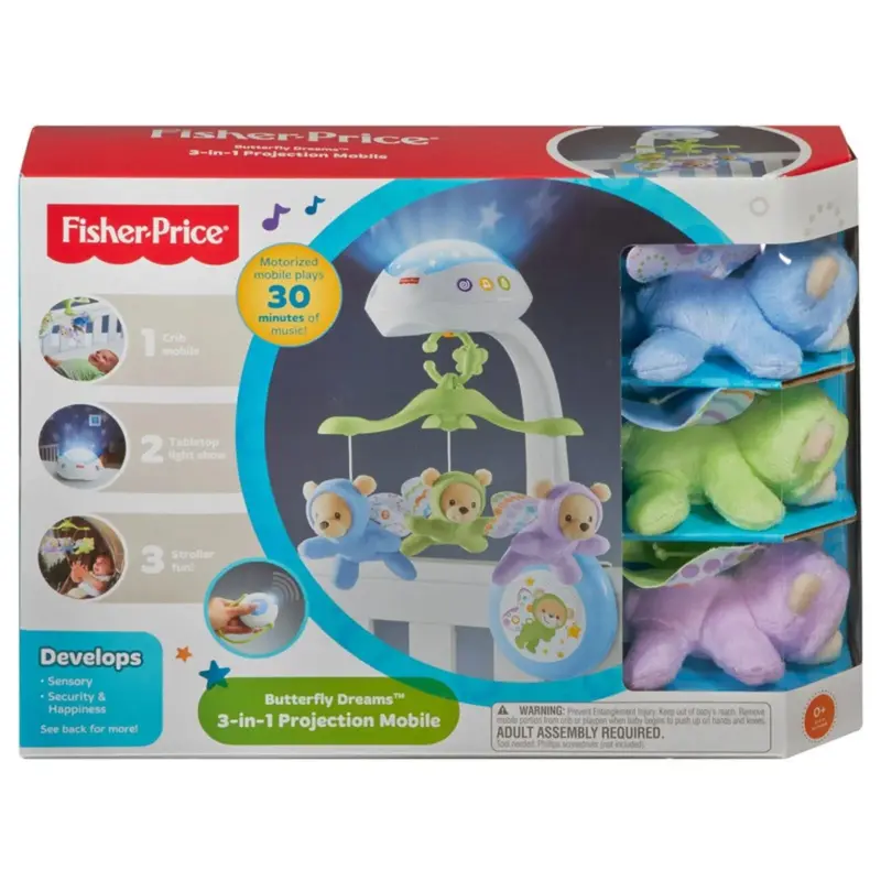 Fisher-Price Butterfly Dreams 3-In-1 Projection Mobile 2