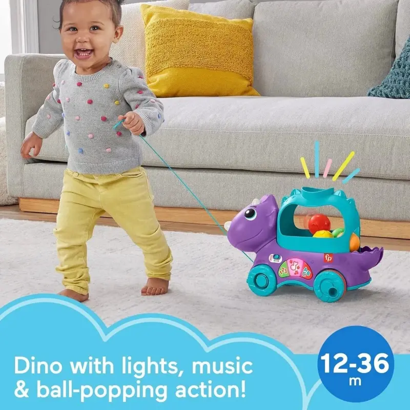 Fisher-Price Poppin Triceratops 2