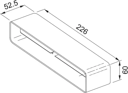 Flat Duct Connector Rcr 1