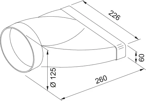 Flat Duct Connector Rrc 1