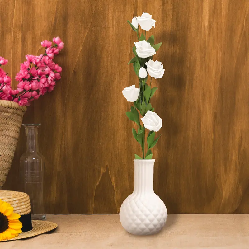 Flor Artificial Color Blanco 2