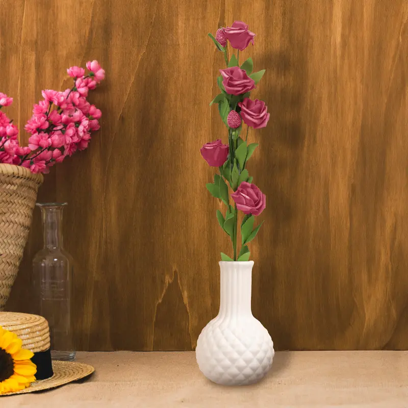 Flor Artificial Color Fucsia 2