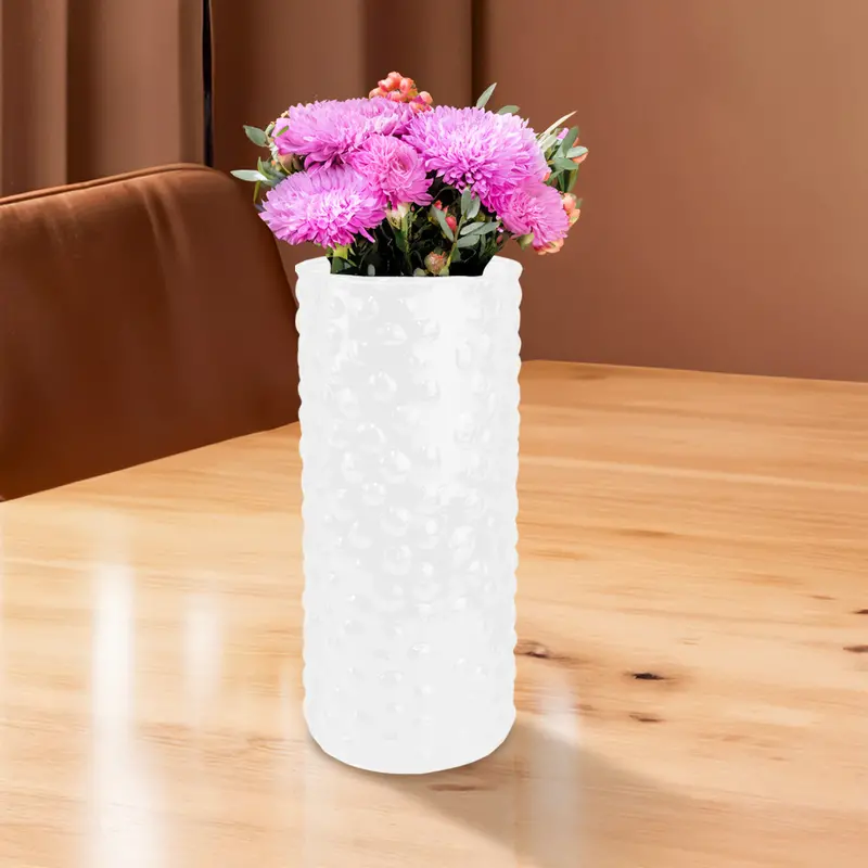 Florero Color Blanco, 12X4 Cm 1