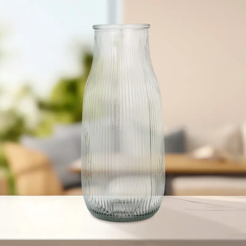 Florero De Cristal, 9X21cm 2