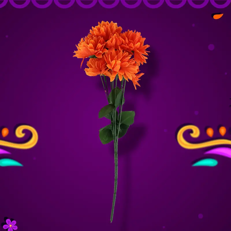 Flores De Cempasúchil Artificiales 1