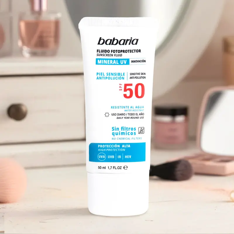 Fluido Solar Mineral Alta Protección, Babaria, 50 Ml 1