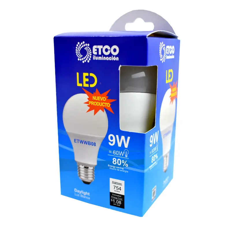 Foco Led Consume 9W - Ilumina 60W 1