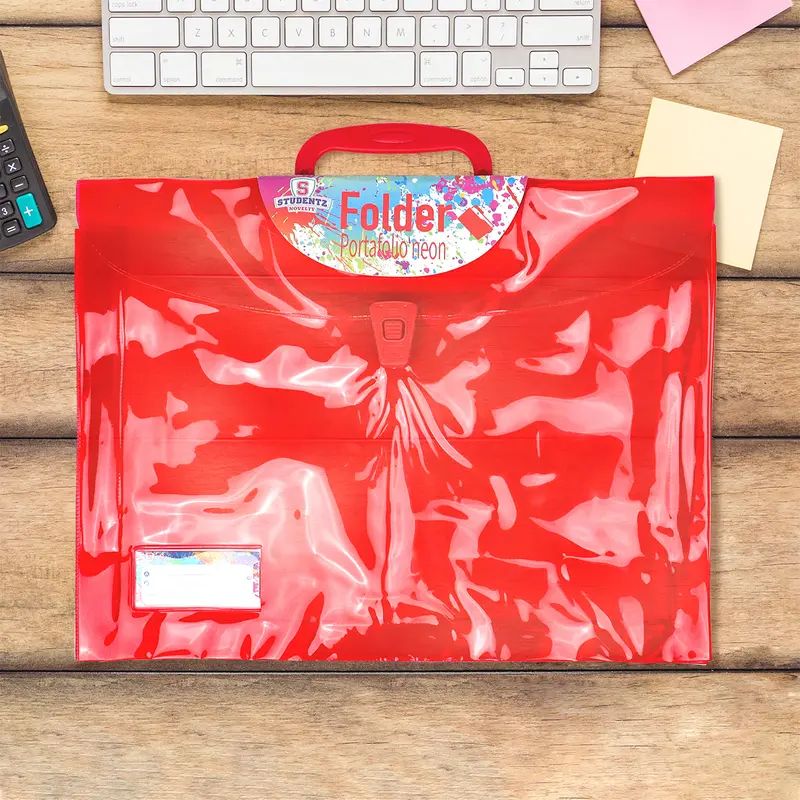 Folder Color Rojo 28X39cm 1