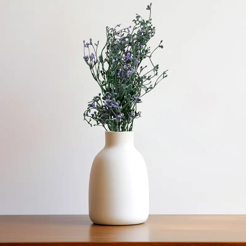 Follaje Artificial 7 Ramas Color Morado 1