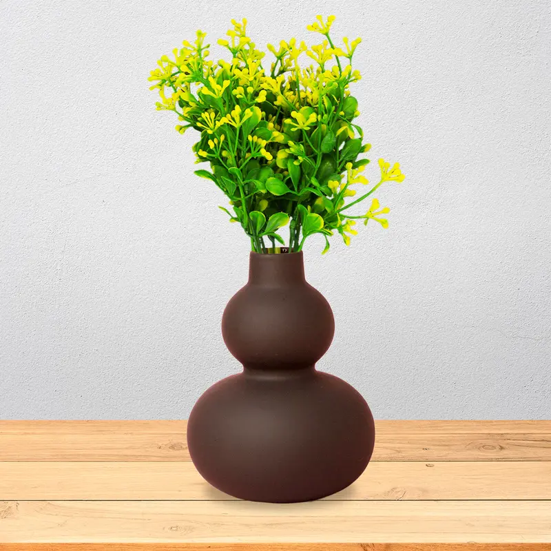 Follaje Artificial Decorativo, Color Verde Con Amarillo 2