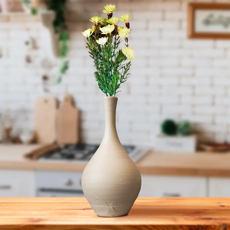 Follaje Artificial Decorativo Con Flores, Color Amarillo 1