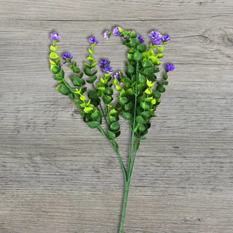Follaje Artificial Para Decoración, Color Morado 2