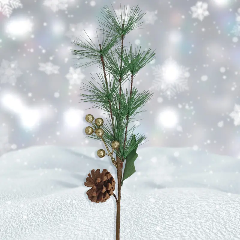 Follaje Navideño Decorativo, Pino Y Piña 1