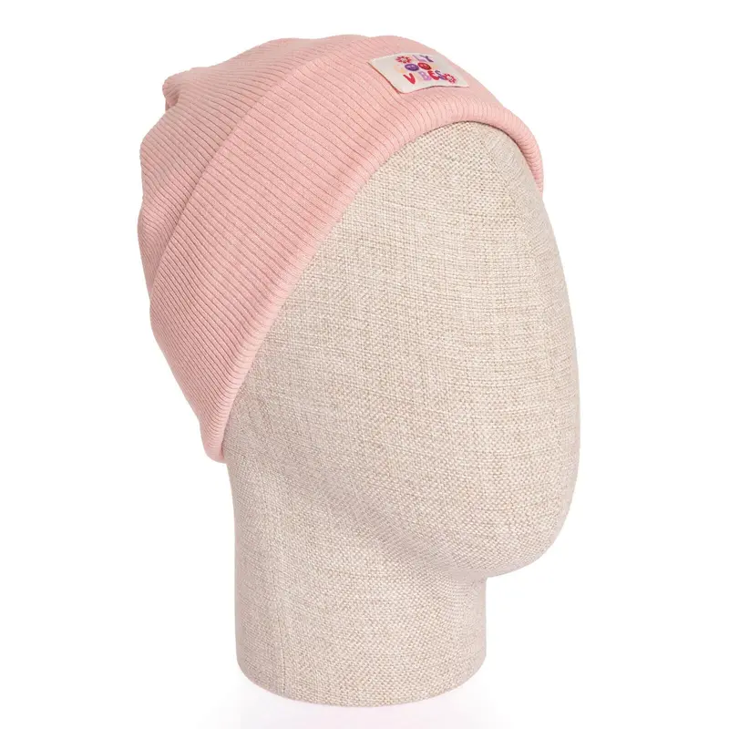 Fonem Baby Girl Beanie - Salmon 1