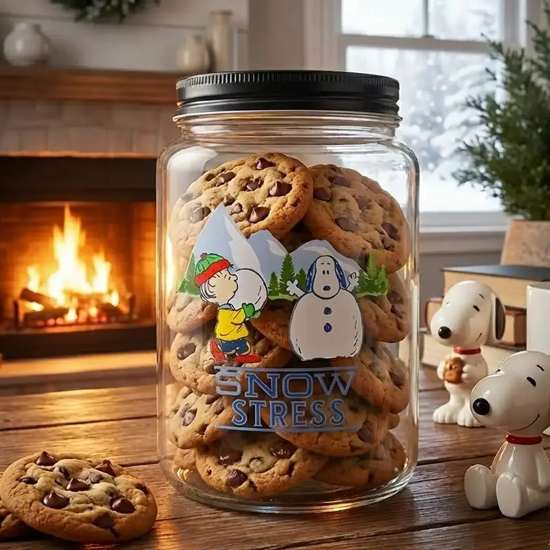 Frasco Con Tapa, Peanuts, 1000 Ml 1