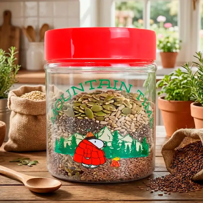Frasco Con Tapa, Peanuts, 330 Ml 1