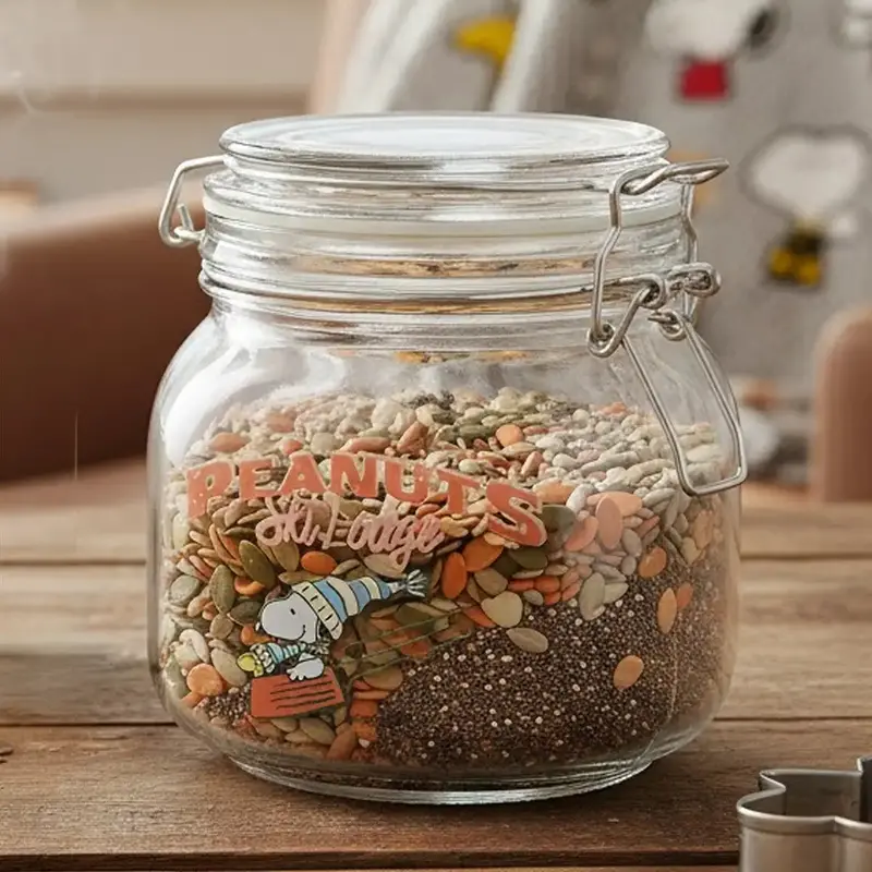 Frasco Con Tapa, Peanuts, 750 Ml 1