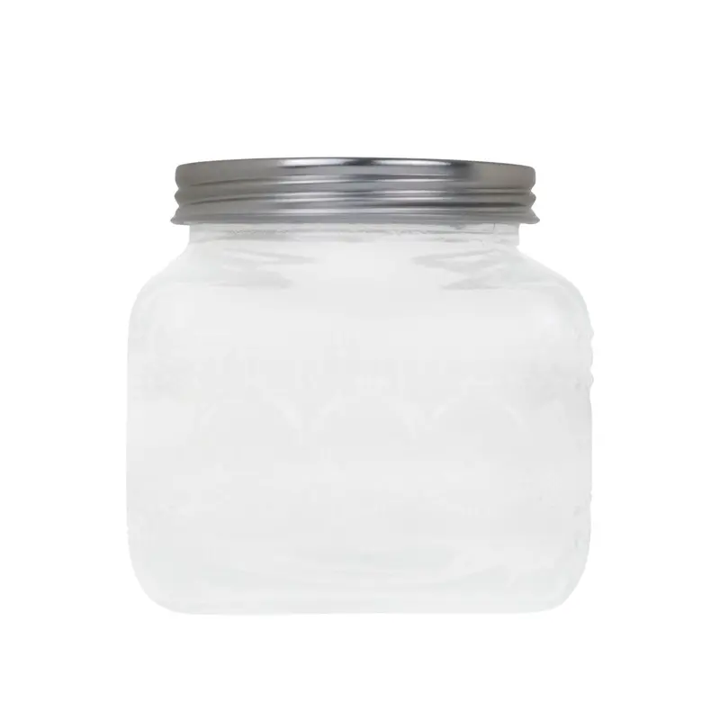Frasco De Vidrio Con Tapa, Círculos, 1000 Ml 2