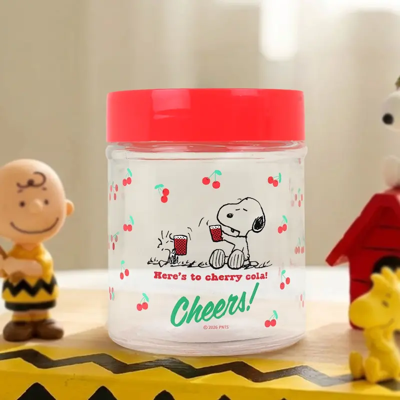 Frasco, Peanuts, Tapa Color Rojo, 330 Ml 1