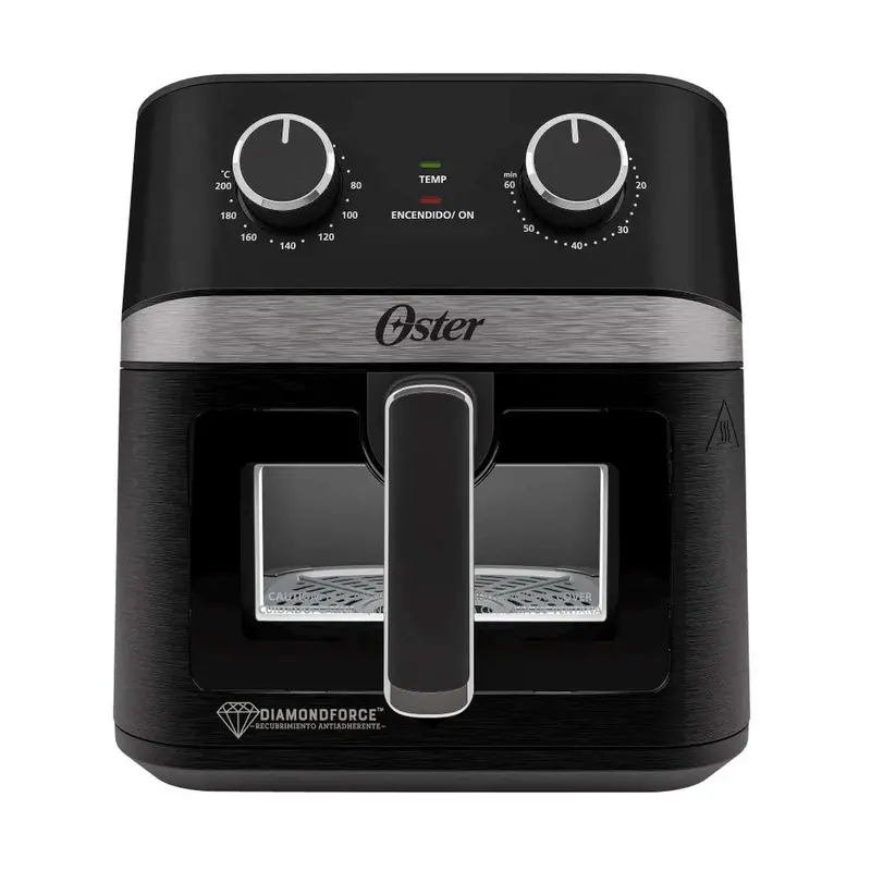 Freidora De Aire Oster Diamondforce 6 Litros Negra Ckstaf60wmdf 1