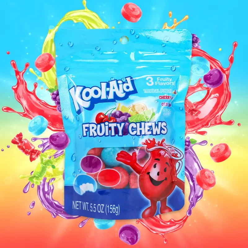 Fruity Chews, Caramelo Masticable, Kool-Aid 1