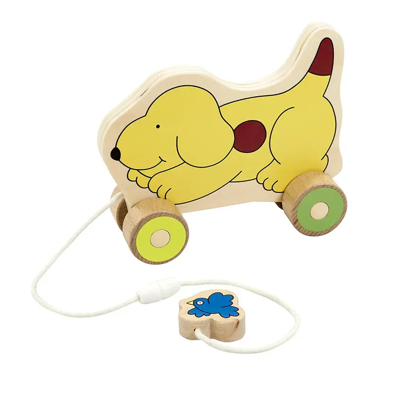 Fun With Spot Spot Wooden Pull Along Yellow 1