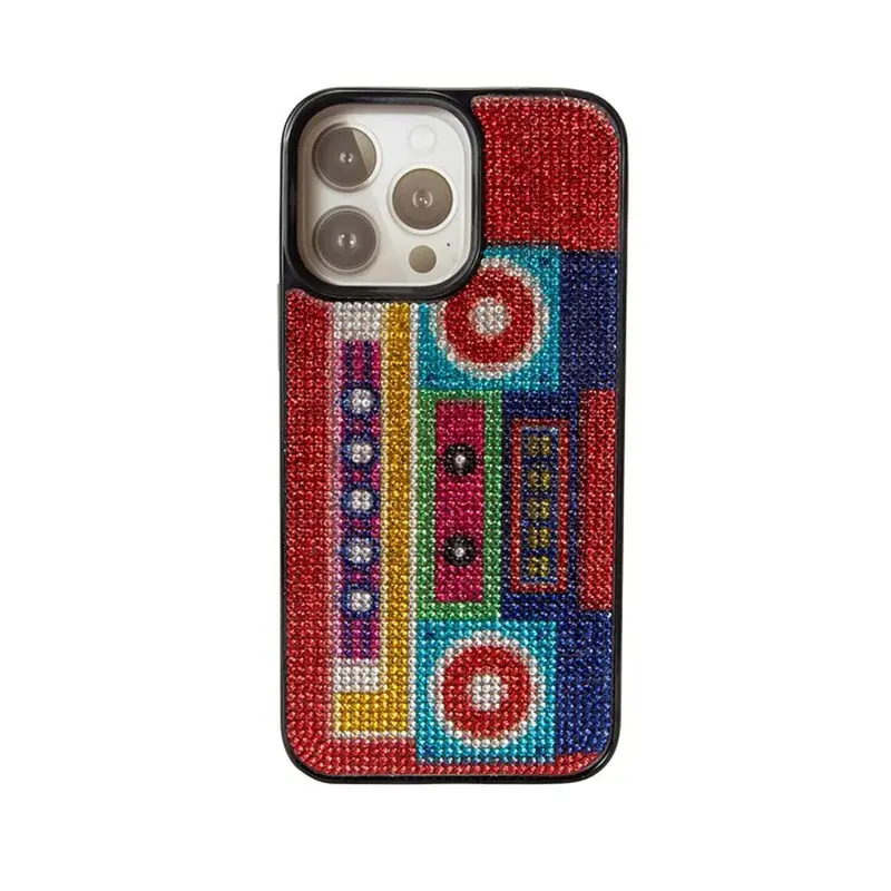 Funda Bling Para Iphone, Diseño Radiocasete 2