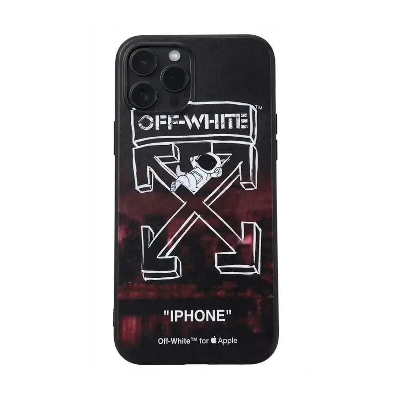 Funda Para Celular, Off White, Iphone 15 Pro Max, Color Negro 2