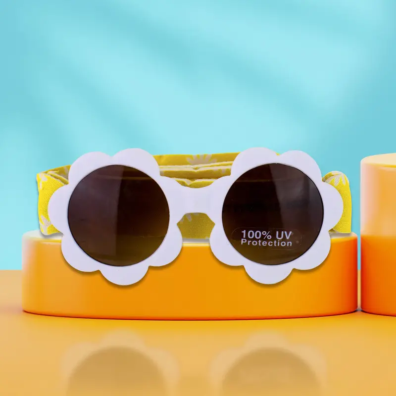 Gafas De Sol Para Niña Con Diseño De Flor. 1