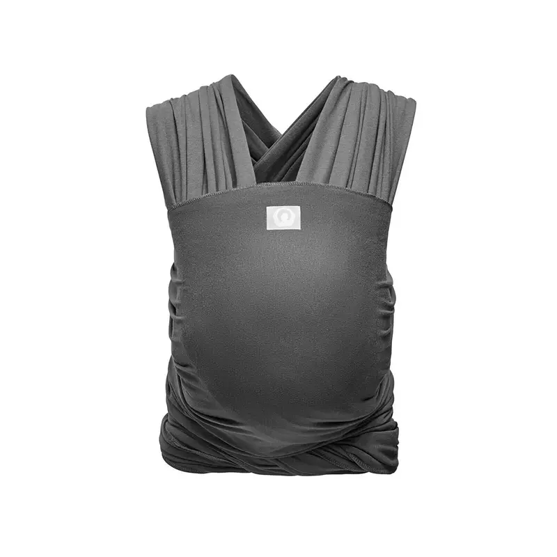 Gaia Carry Stretchy Baby Wrap Organic Cotton - Graphite 1