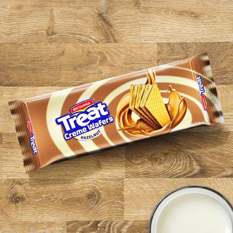 Galletas Britannia Treat Wafer Avellana, 150 G 2
