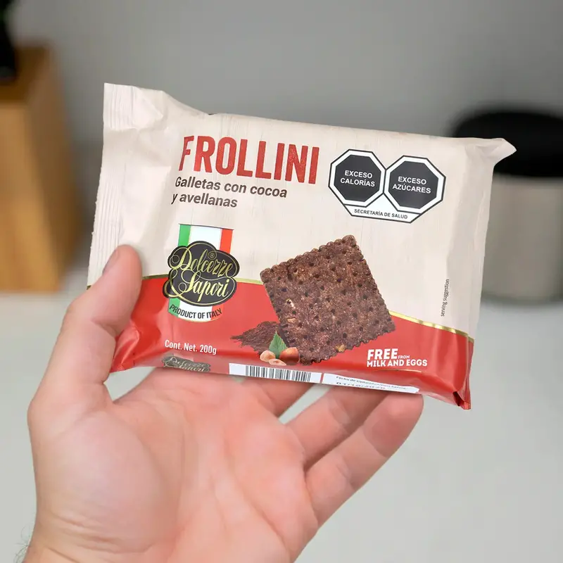 Galletas Cocoa Y Avellana, Frollini, 200 Gr 2