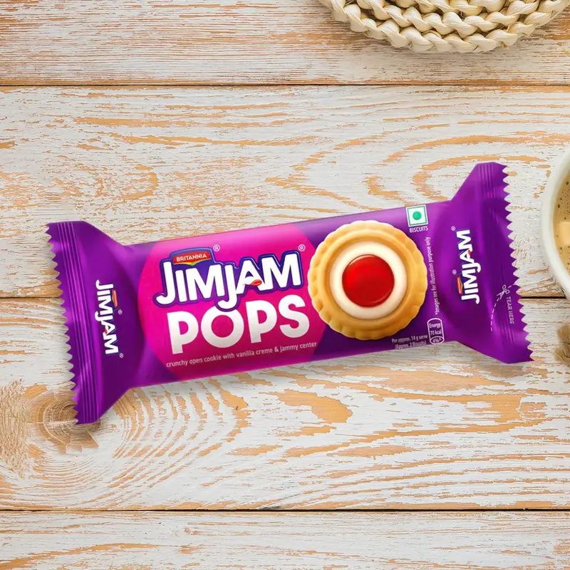 Galletas Con Jalea, Jimjam Pops, Britannia, 70 Gr 2