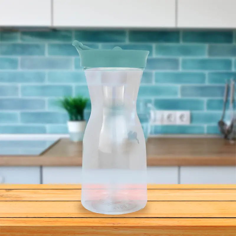 Garrafa De Plástico Transparente Con Tapa, 500 Ml 1