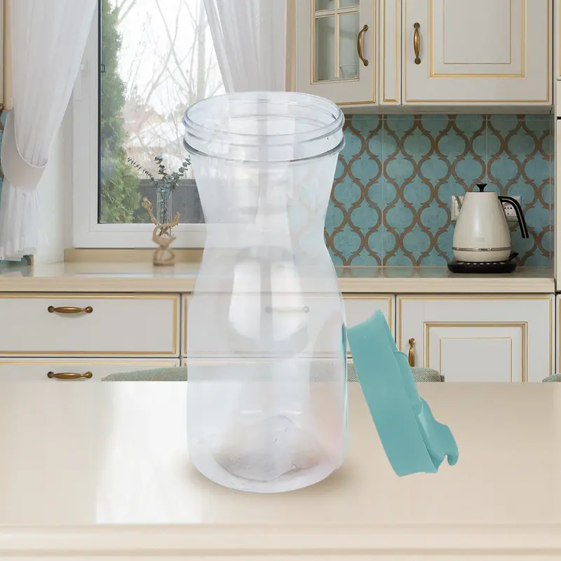 Garrafa De Plástico Transparente Con Tapa, 500 Ml 2