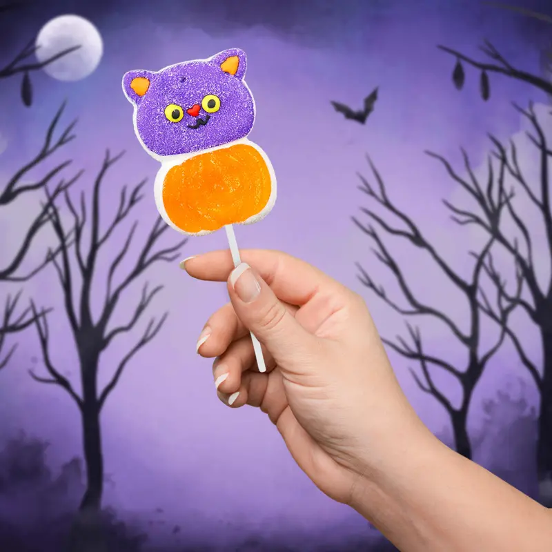 Gatito, Paleta De Malvaviscos, Halloween, Amos 1